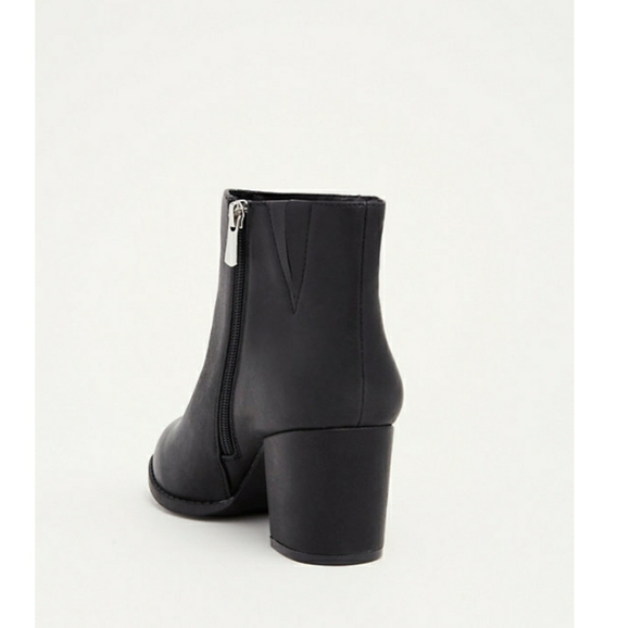 Torrid Faux Leather Faux Zip Booties - Picture 14 of 14